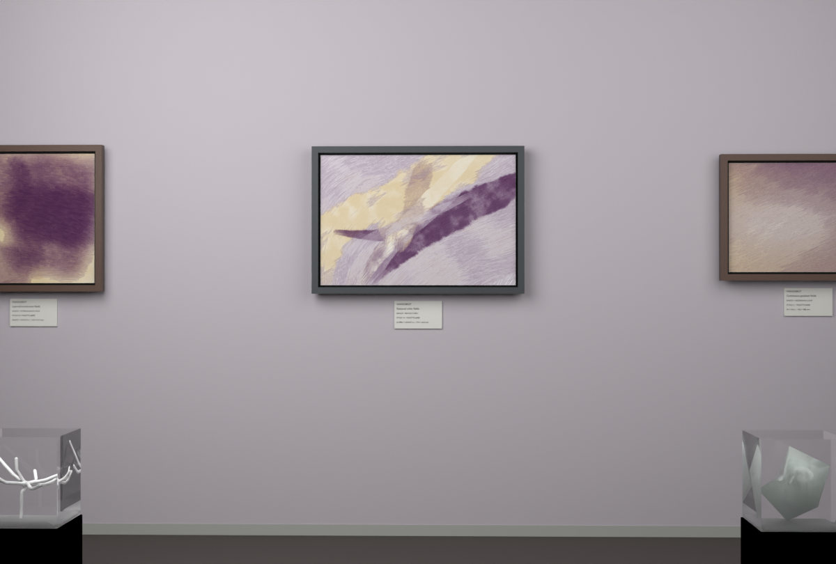 Broad Turn · gallery context room view
