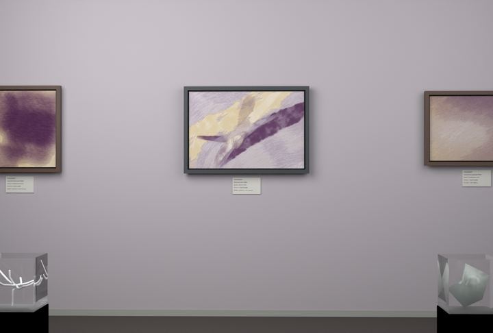 Broad Turn — Gestural color fields, palette 50