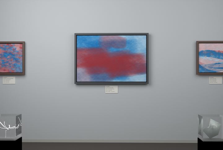 Cross-Current Planes — Layered translucent fields, palette 51