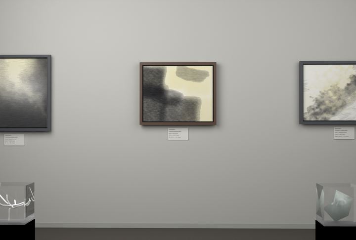Open Centre — Layered translucent fields, palette 52