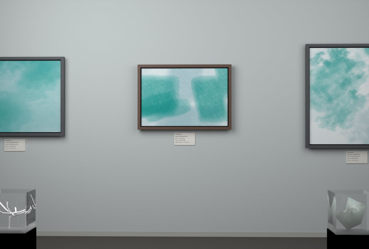 Tall Passages · gallery context room view
