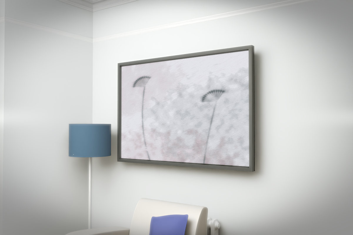 Botanical Umbel Constellation · white right context room view