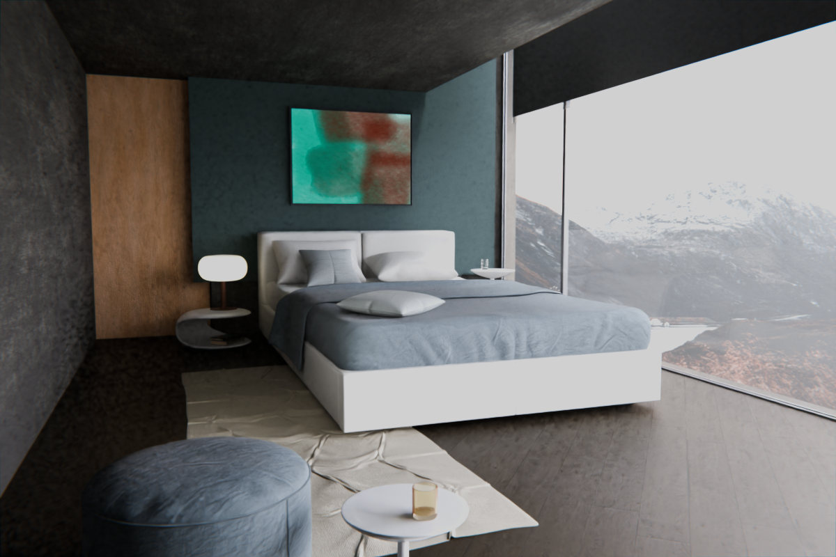 Open Centre · over bed room view