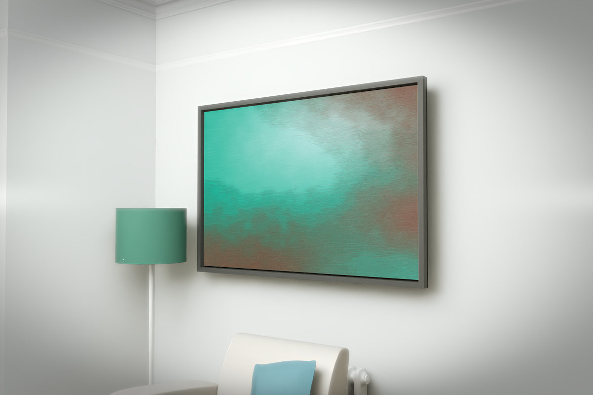 Enveloping Haze · white right context room view