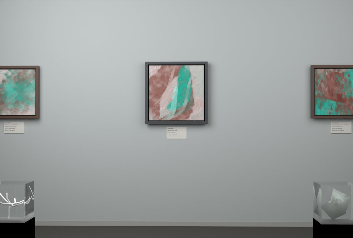 Rising Arc · gallery context room view