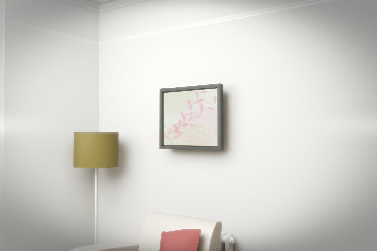 Botanical Olive Crossing · white right context room view