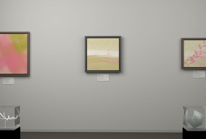 Shallow Tidal Planes · Veiled Canopy Bend — Botanical composition, palette 59