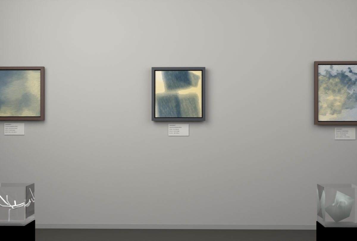Tall Passages · gallery context room view
