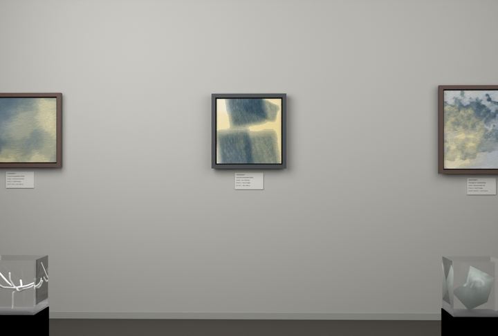 Tall Passages — Layered translucent fields, palette 60