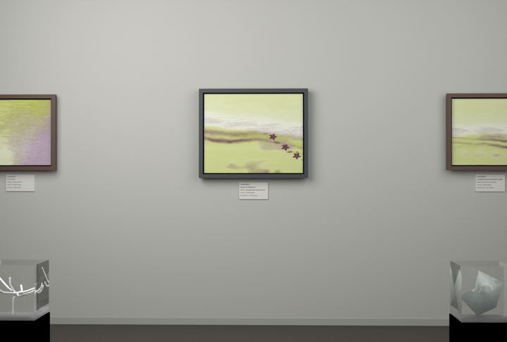 Receding Shore · Blossom Drift — Botanical composition, palette 61