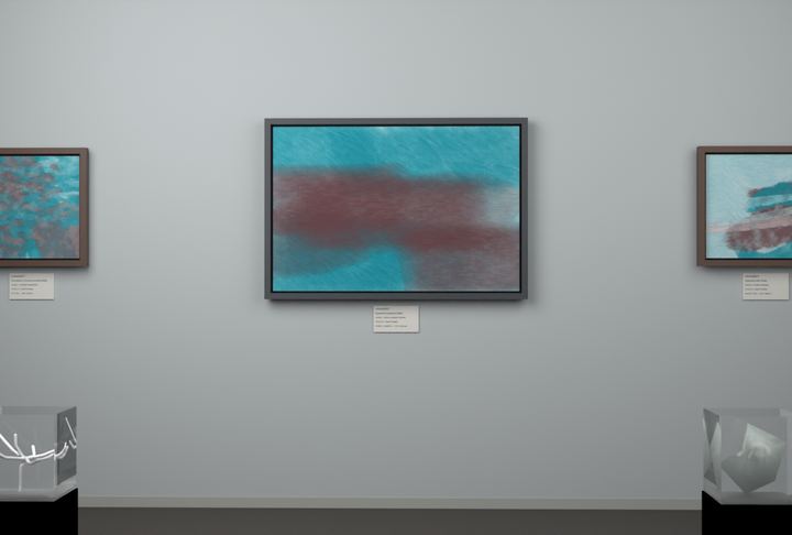 Cross-Current Planes — Layered translucent fields, palette 63