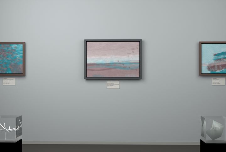 Shallow Tidal Planes · Olive Over Water — Botanical composition, palette 63