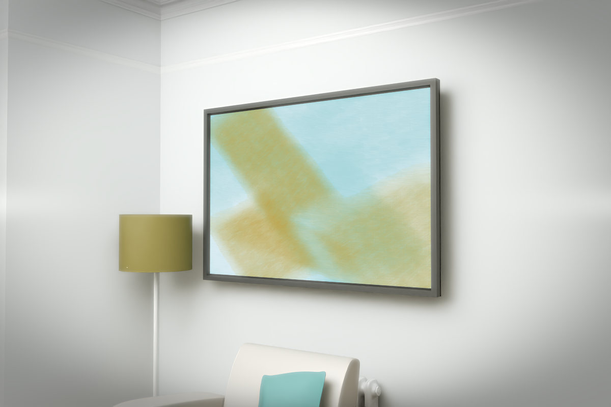 Diagonal Drift · white right context room view