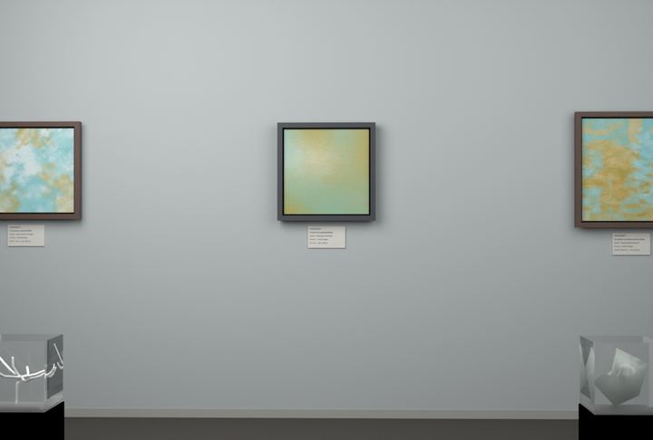 Oblique Transition — Continuous-gradient fields, palette 65