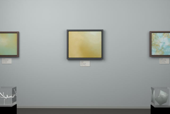 Edge-Lit Chamber — Tonal fields, palette 65