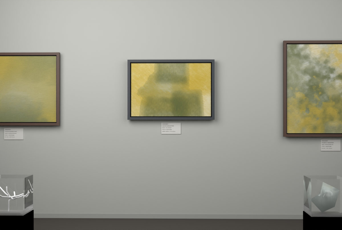 Tall Passages · gallery context room view