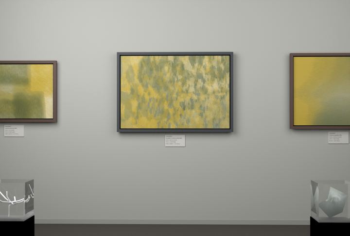 Vertical Scrapes — Scumbled or broken-surface fields, palette 66