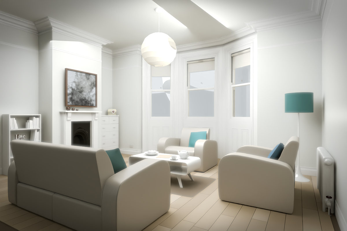 Broken Archipelago · white original room view