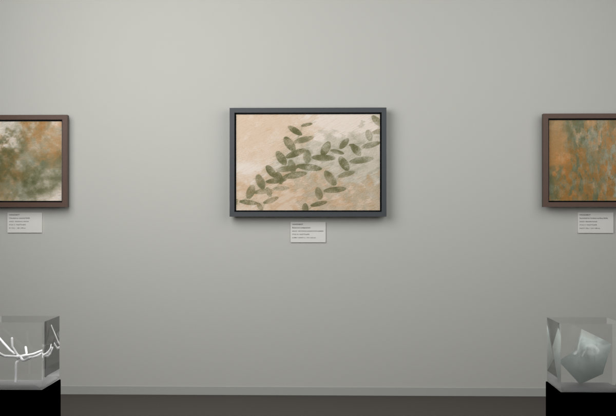 Botanical Underwater Garden · gallery context room view