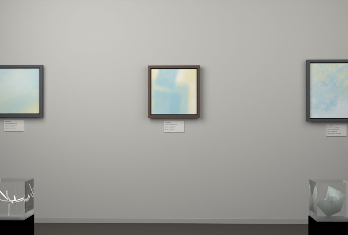 Tall Passages · gallery context room view
