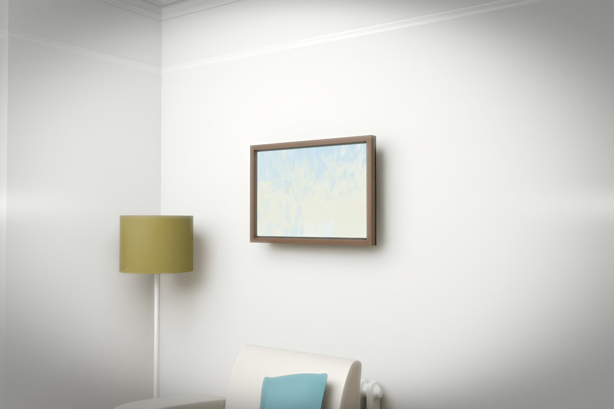 Vertical Scrapes · white right context room view