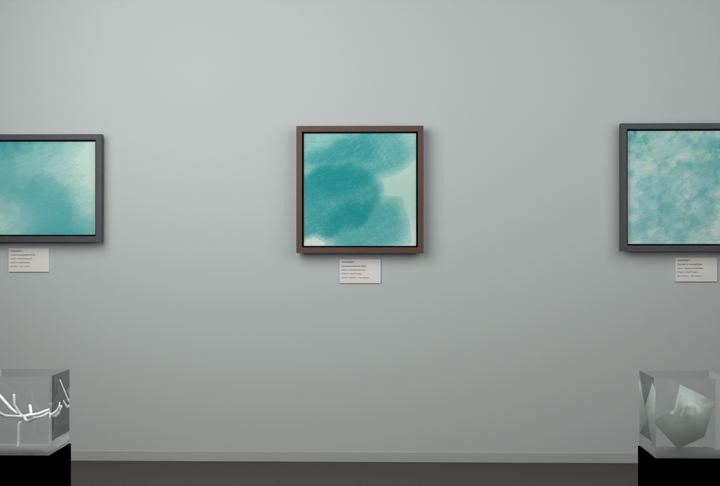 Interlocking Veils — Layered translucent fields, palette 74