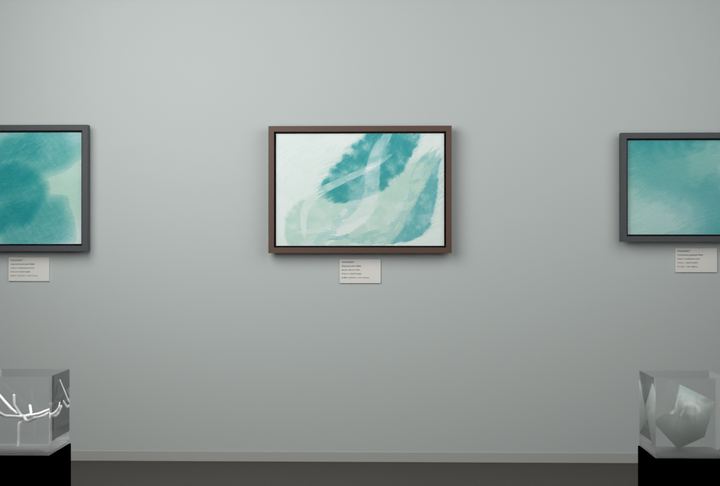 Broad Turn — Gestural color fields, palette 74