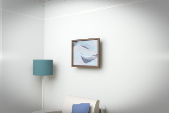 Lateral Release — Gestural color fields, palette 75