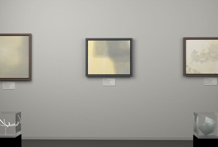 Open Centre — Layered translucent fields, palette 76