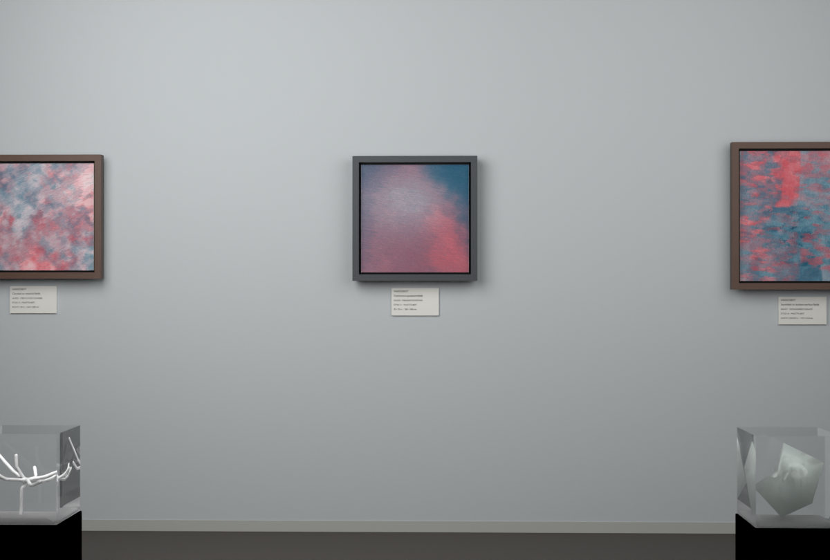 Oblique Transition · gallery context room view