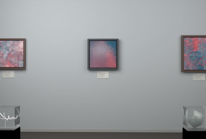 Oblique Transition — Continuous-gradient fields, palette 77