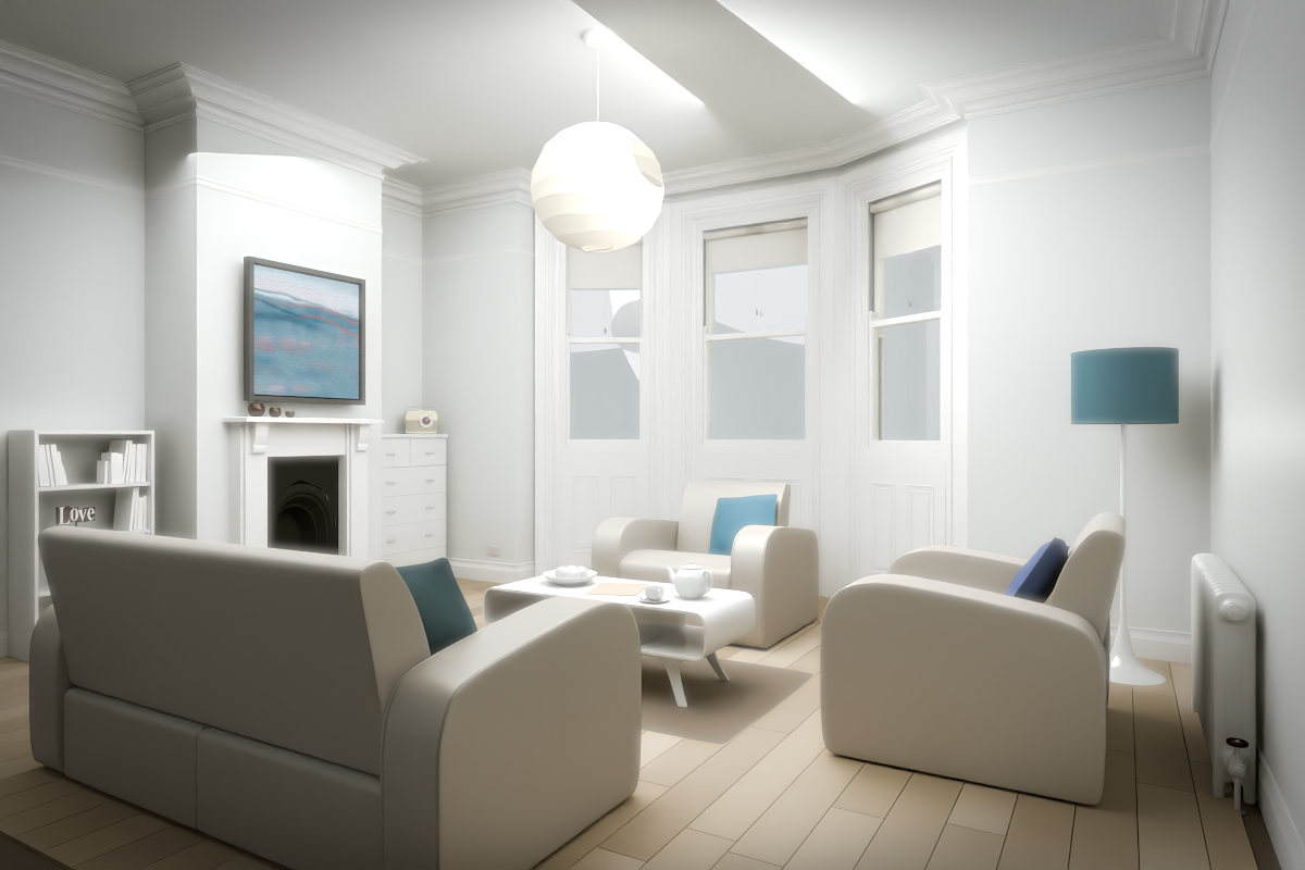 Open Water · white original room view