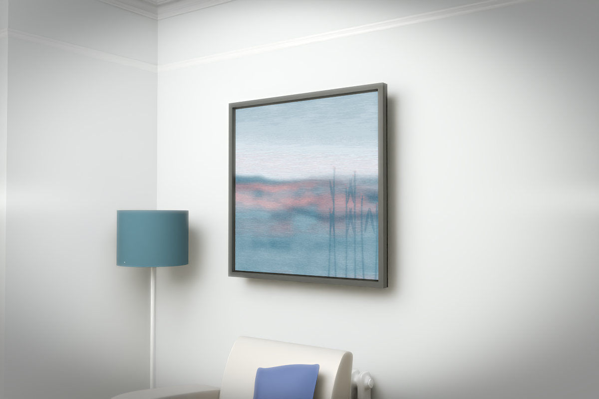 Receding Shore · Morning Reed Bank · white right context room view