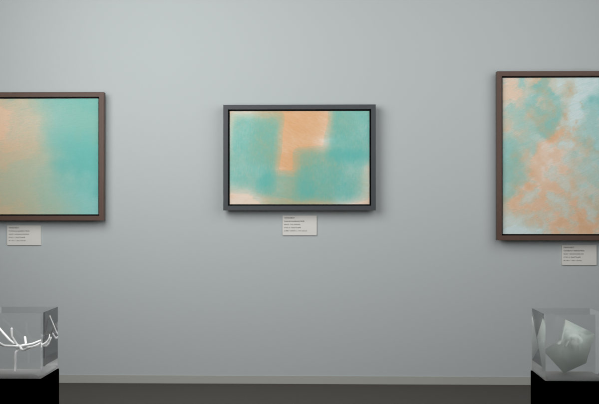 Tall Passages · gallery context room view
