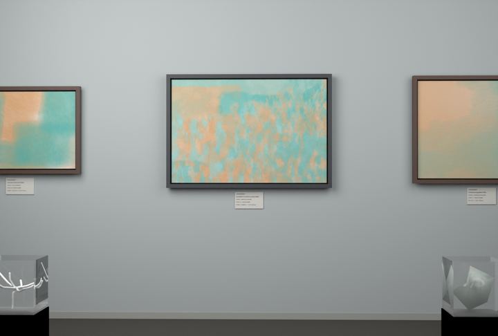 Vertical Scrapes — Scumbled or broken-surface fields, palette 78
