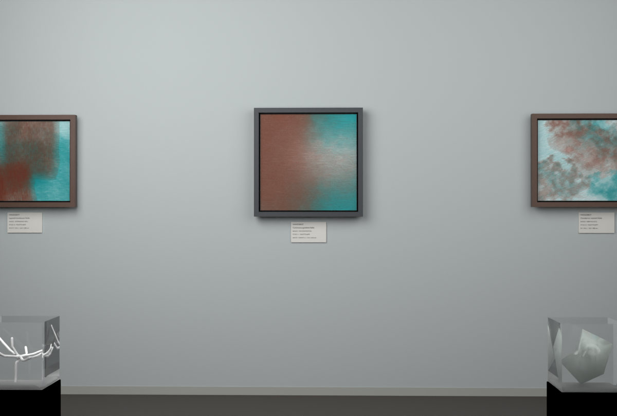 Off-Centre Pool · gallery context room view