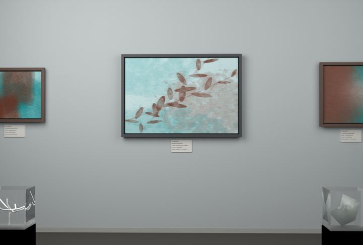Botanical Olive Crossing — Botanical composition, palette 79