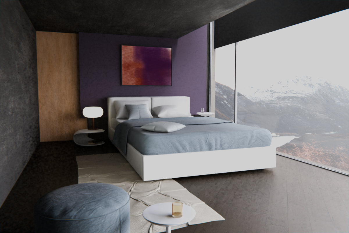 Open Centre · over bed room view