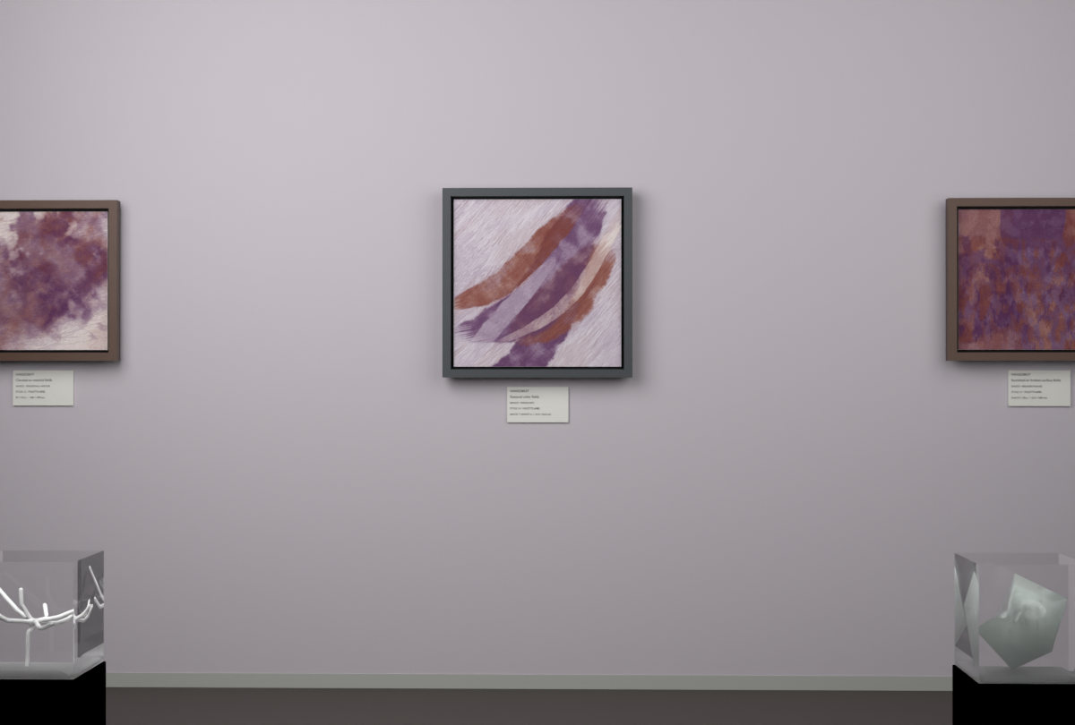 Rising Arc · gallery context room view
