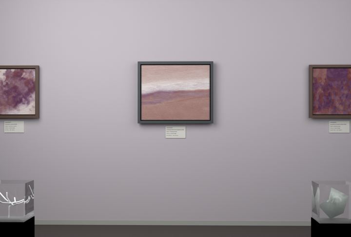 Receding Shore — Landscape-derived atmospheric fields, palette 82