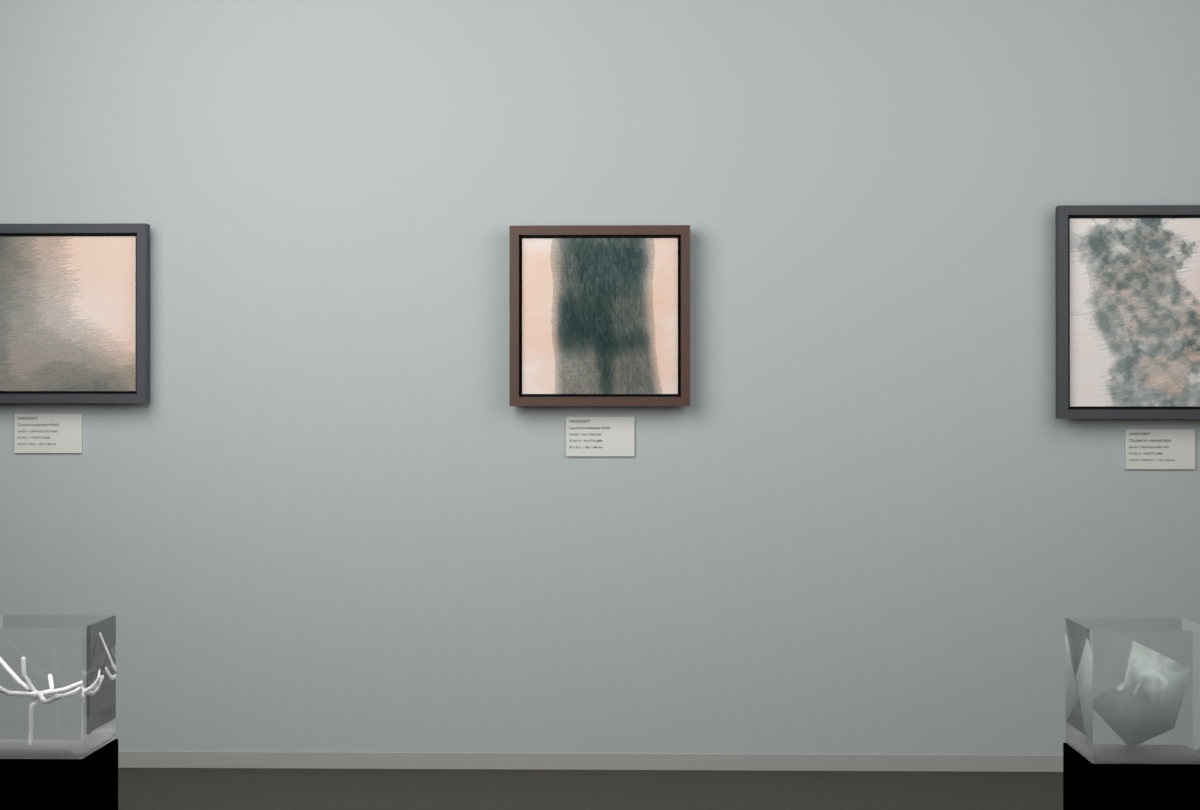 Tall Passages · gallery context room view
