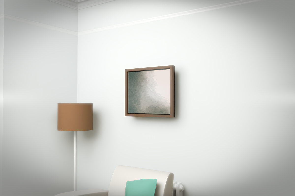 Luminous Crossing · white right context room view
