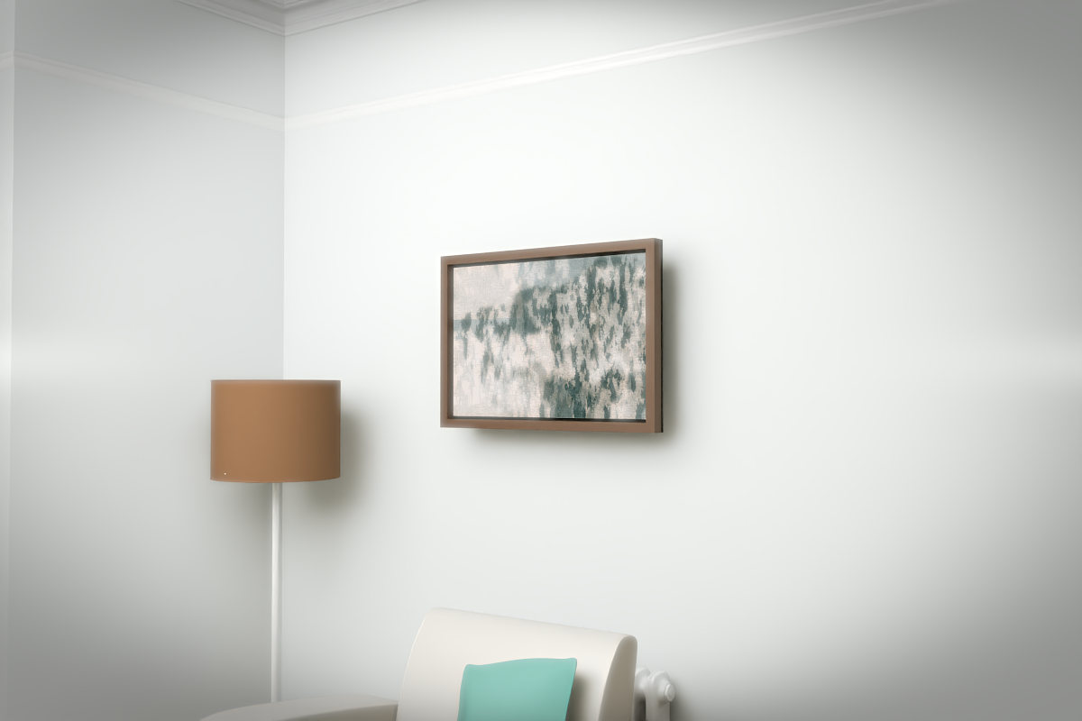 Vertical Scrapes · white right context room view