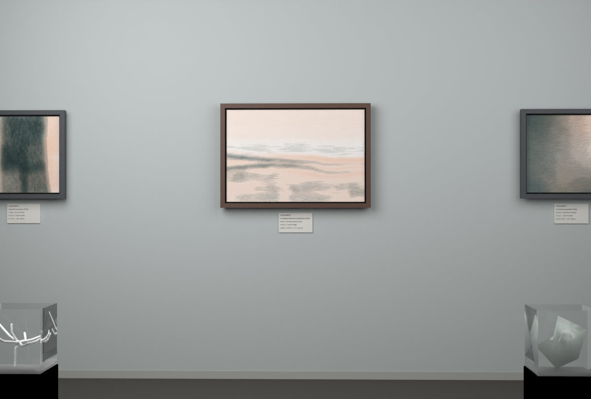 Broken Distant Bank · gallery context room view