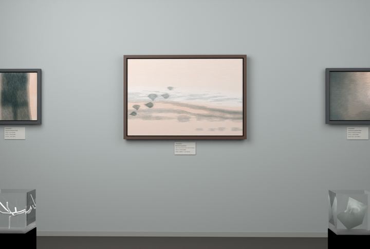Shallow Tidal Planes · Ginkgo Lightbreak — Botanical composition, palette 84