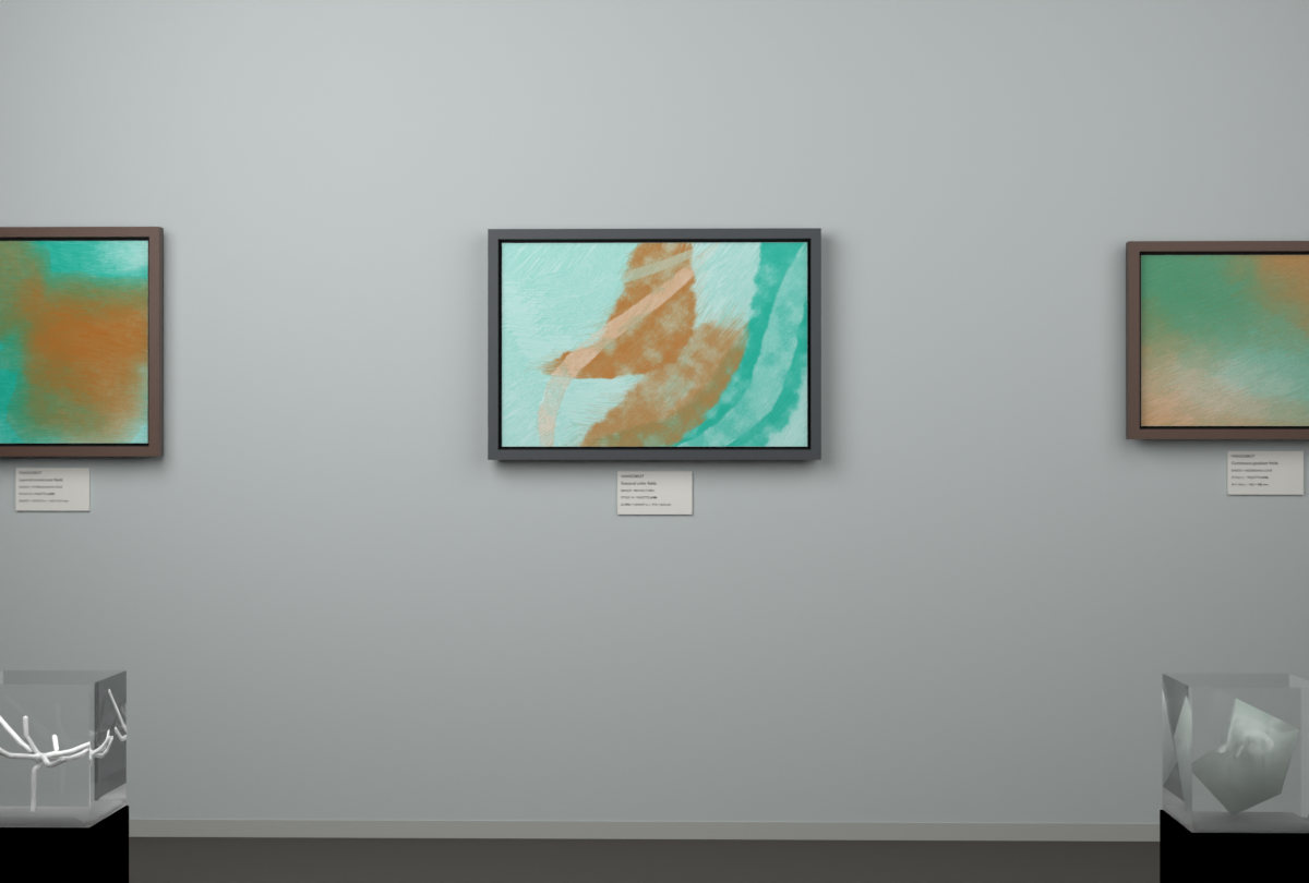 Broad Turn · gallery context room view