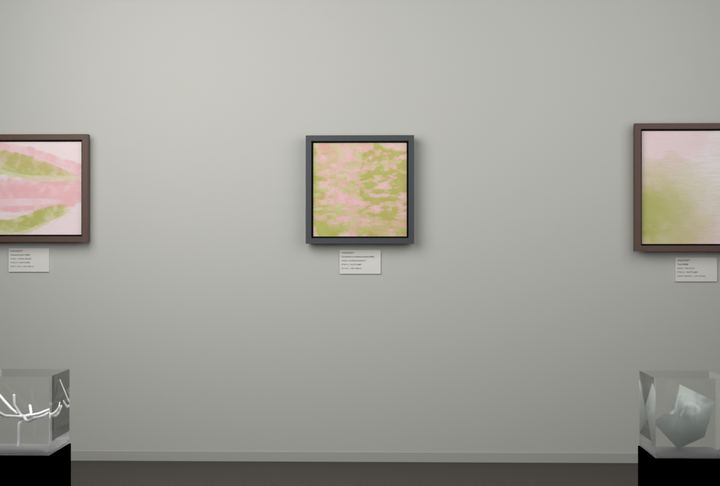 Layered Abrasions — Scumbled or broken-surface fields, palette 87
