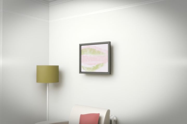 Lateral Release — Gestural color fields, palette 87