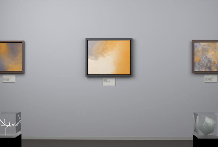 Edge-Lit Chamber — Tonal fields, palette 89
