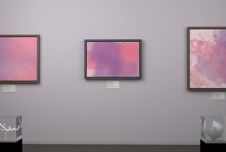 Tall Passages — Layered translucent fields, palette 90